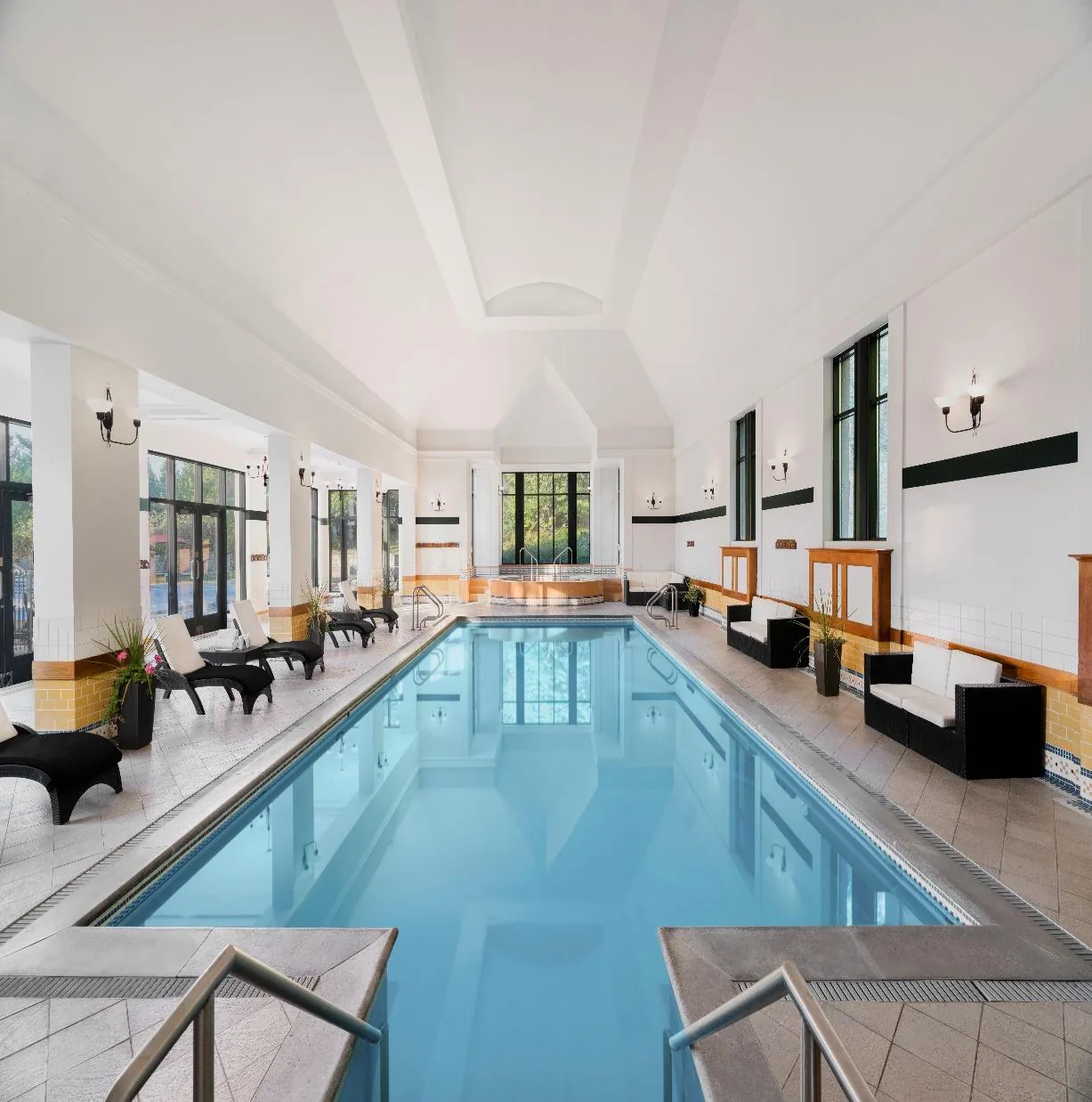 La piscine intérieure du Manoir Richelieu